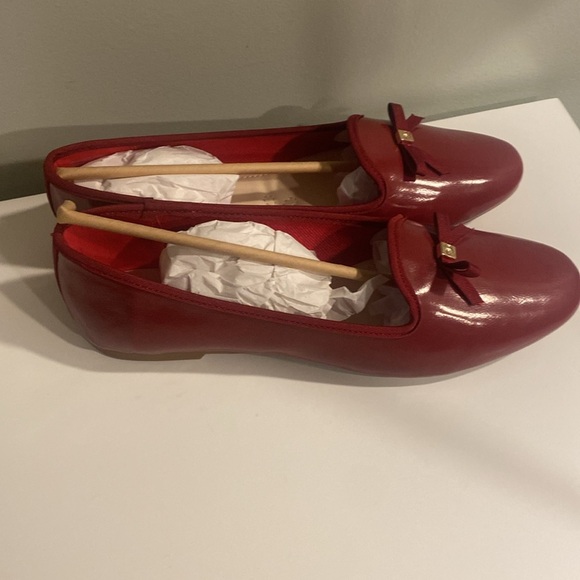 Charter Club Women's Red Kimii Deconstructed Loafers 12 - Picture 2 of 4